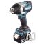 Makita neu DTW701RTJ Akkus ütvecsavarozó 700 Nm 18 V Vele szállított akkuk száma 2 5 Ah 2. akkuval, Töltővel, Hordtáskával