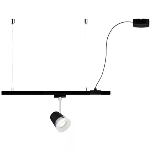 Paulmann 95418 Nagyfeszültségű sínes rendszer elemek Betápláló Fekete (matt)