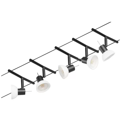 Paulmann Wire Systems 94450 Zsinóros teljes készlet GU5.3 Fekete (matt), Króm