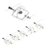   Paulmann Wire Systems 94432 Zsinóros teljes készlet GU5.3 Fehér (matt), Króm