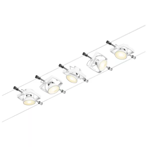 Paulmann Wire Systems 94432 Zsinóros teljes készlet GU5.3 Fehér (matt), Króm