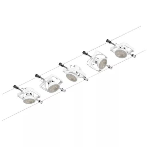 Paulmann Wire Systems 94432 Zsinóros teljes készlet GU5.3 Fehér (matt), Króm