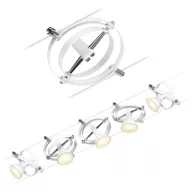   Paulmann 94438 Zsinóros teljes készlet GU5.3 Fehér (matt), Króm