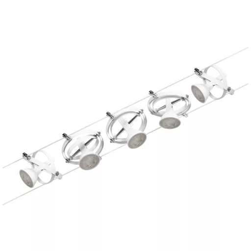Paulmann 94438 Zsinóros teljes készlet GU5.3 Fehér (matt), Króm