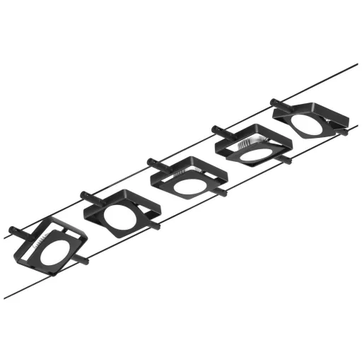 Paulmann 94424 Zsinóros teljes készlet LED Fekete (matt), Króm