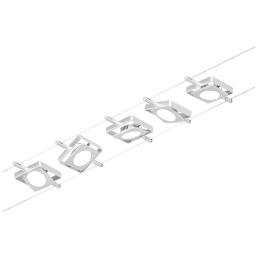 Paulmann 94420 Zsinóros teljes készlet Fixen beépített LED-es LED Króm (matt), Króm