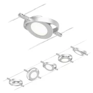   Paulmann RoundMac 94414 Zsinóros teljes készlet Fixen beépített LED-es LED Króm (matt)