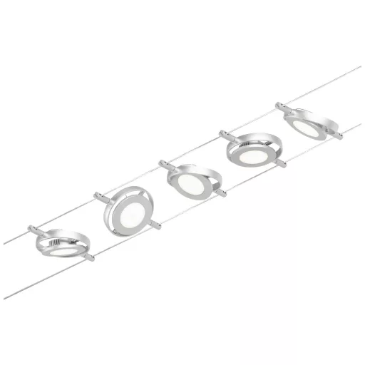 Paulmann RoundMac 94414 Zsinóros teljes készlet Fixen beépített LED-es LED Króm (matt)