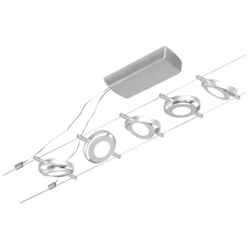 Paulmann RoundMac 94414 Zsinóros teljes készlet Fixen beépített LED-es LED Króm (matt)