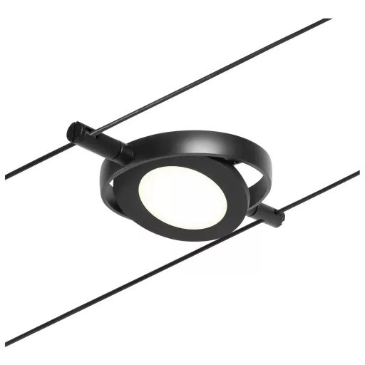 Paulmann Kisfeszültségű zsinóros rendszer lámpa 4 W LED Fekete (matt), Króm