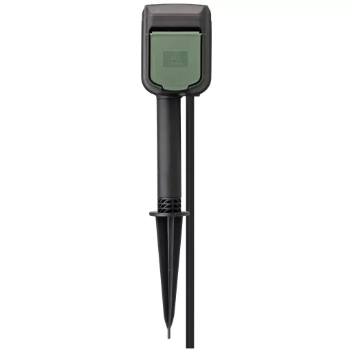 Brennenstuhl 1154540600 Kerti elosztó 2 részes Fekete Földbe szúrható cövekkel, Alkalmazással vezérelhető