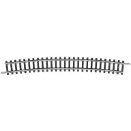 T14928 N Minitrix sín Hajlított sín 15 ° 526.2 mm