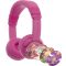 onanoff BuddyPhones® On Ear headset Bluetooth®, Vezetékes Rózsaszín Hangerő korlátozás, Összehajtható, Headset Gyermek