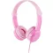 onanoff Travel On Ear headset Vezetékes Rózsaszín Összehajtható, Headset, Hangerő korlátozás Gyermek