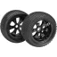 Absima 1:8 Truggy Komplett kerék Dirty 6 küllős Fekete 2 db