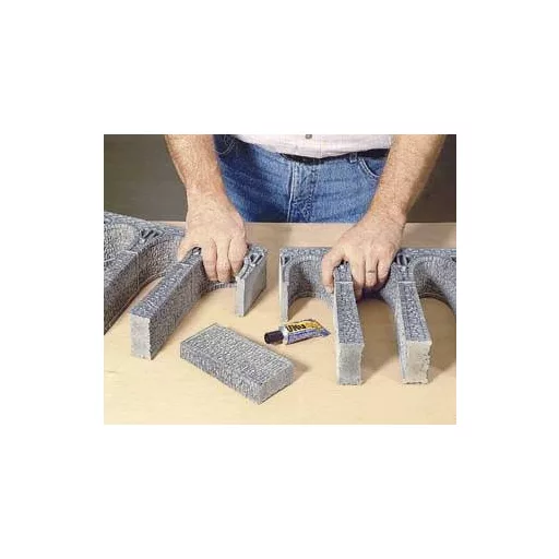 NOCH 58660 H0 Terméskő viadukt 1 vágányú Univerzális (H x Sz x Ma) 370 x 44 x 245 mm