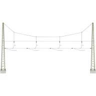   H0 Viessmann Modelltechnik 4163 Keresztfelfüggesztés 4 vágányú Univerzális 1 db