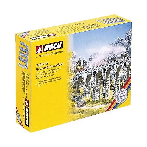 NOCH 34860 N Terméskő viadukt 1 vágányú (H x Sz x Ma) 198 x 26 x 136 mm