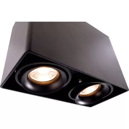 Deko Light 348005 Mona II, Schwarz Mennyezeti lámpa GU10 Fekete