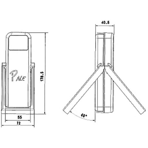 Plastimat 767 000 001 LED Pannenleuchte mit Power LED Vészvillogó lámpa LED-es lámpa Tgk., Személygépkocsi, Mezőgazdaság (Sz x Ma x Mé) 72 x 179 x 41 mm 1 db