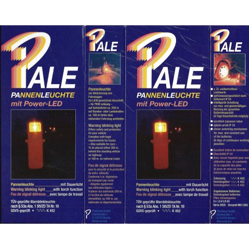 Plastimat 767 000 001 LED Pannenleuchte mit Power LED Vészvillogó lámpa LED-es lámpa Tgk., Személygépkocsi, Mezőgazdaság (Sz x Ma x Mé) 72 x 179 x 41 mm 1 db