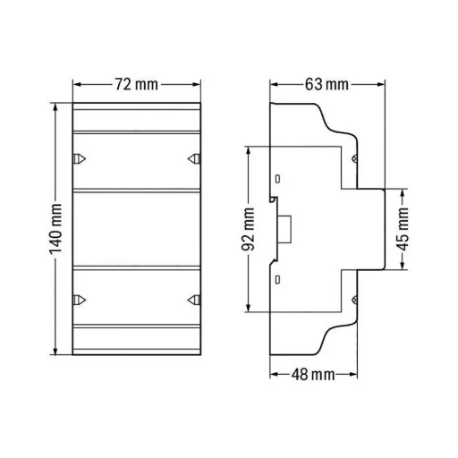 WAGO 879-3000 4PU 879-3000 Váltóáram fogyasztásmérő digitális 65 A MID konform: Igen 1 db