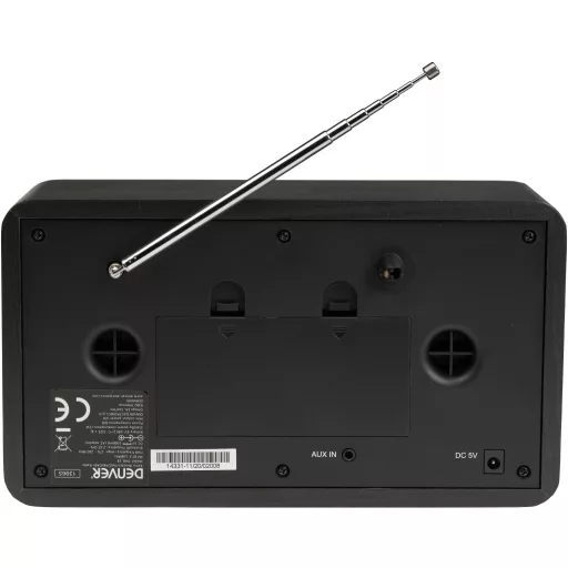 Denver DAB-18 Konyhai rádió URH, DAB+ Bluetooth® Ébresztő funkció Sötétszürke