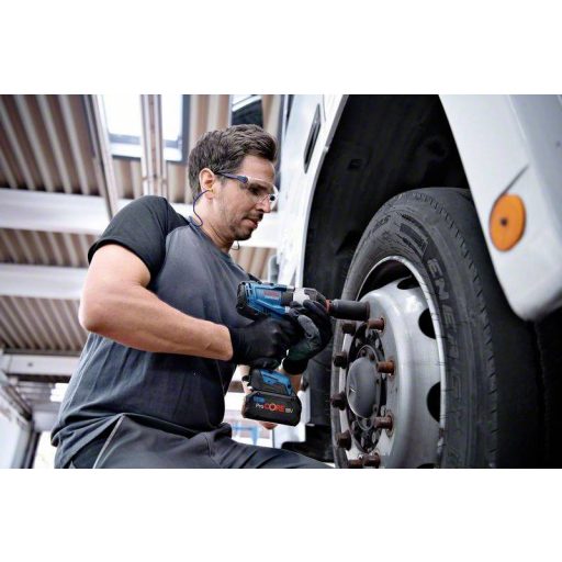 Bosch Professional GDS 18V-1000 C 06019J8001 Akkus ütvecsavarozó 1000,0, Szakítónyomaték max. 1600 Nm 18 V Vele szállított akkuk száma 0 Lítiumion kefe nélkül,