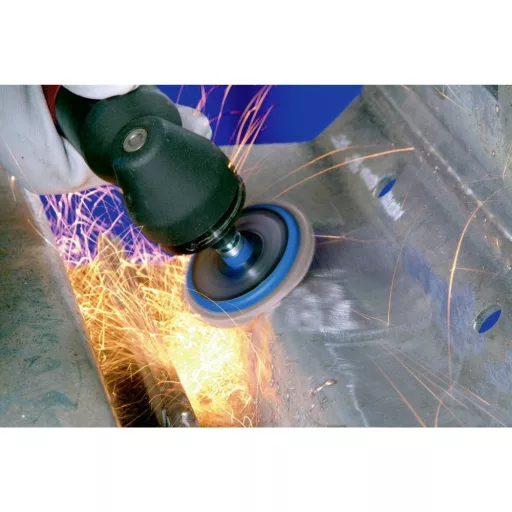 PFERD TOOLS 42719212 CD PFF 75 A 120 Felületcsiszoló korong Ø 75 mm Bronz, Titán, titán ötvözet, Vörösréz, Sárgaréz, Nemesacél, szürke-/gömbölyű öntöttvas,