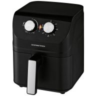   GourmetMaxx 14578 Forrólevegős fritőz 4 l 1400 W Cool-touch ház Fekete