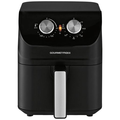 GourmetMaxx 14578 Forrólevegős fritőz 4 l 1400 W Cool-touch ház Fekete