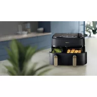   Philips Home NA352/04 Forrólevegős fritőz 9 l 2750 W BPA mentes, Tapadásmentes bevonat Fekete