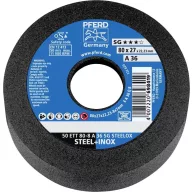   PFERD TOOLS 63417122 csésze kerék 50 ETT 80-8 A 36 SG STEELOX 80 mm 5 db