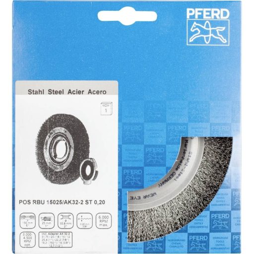 PFERD TOOLS Körkefe POS RBU 15025/AK32-2 ST 0,20 43701205 1 db