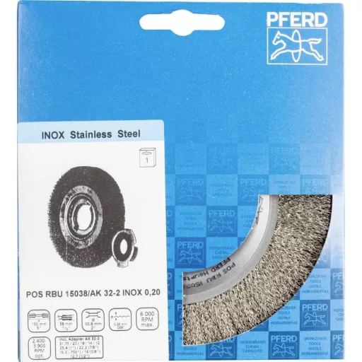 PFERD TOOLS Körkefe POS RBU 15038/AK32-2 INOX 0,20 43701214 1 db