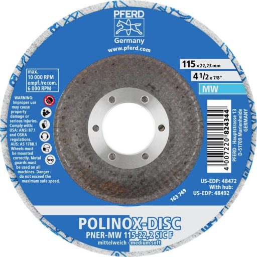 PFERD TOOLS 44690722 gyapjú korong 115 mm 5 db