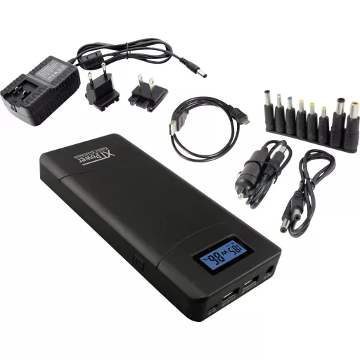 Jauch Quartz XT-20000 QC3 PA2 Powerbank 20400 mAh Quick Charge 3.0 Lítiumion USB