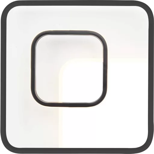 Brilliant G99388/75 Merapi LED-es mennyezeti lámpa LED Fixen beépített LED-es EEK: F (A - G) 35 W Fekete, Fehér