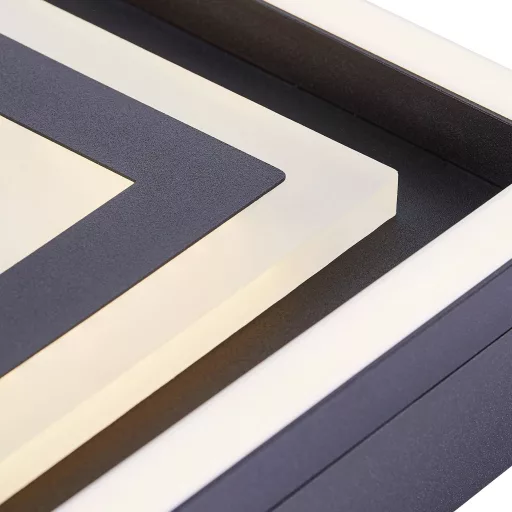 Brilliant G99381/06 Metis LED-es mennyezeti lámpa LED Fixen beépített LED-es EEK: E (A - G) 33 W Fekete