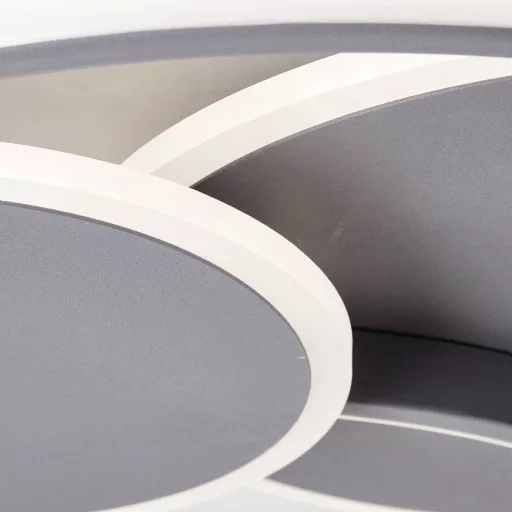 Brilliant G99371/22 Runda LED-es mennyezeti lámpa LED Fixen beépített LED-es EEK: F (A - G) 51.5 W Szürke (matt)