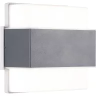   Brilliant Archie G96387/63 LED-es kültéri fali lámpa EEK: E (A - G) LED Fixen beépített LED-es 7 W Fehér, Antracit