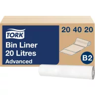 TORK 204020 Szemeteszsák 20 l Fehér 1000 db