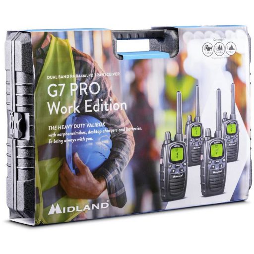 Midland Work Edition Set 4x G7 Pro C1090.19 PMR készülék 4 részes készlet