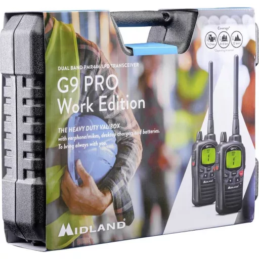 Midland G9 Pro 2er Kofferset C1385.04 PMR készülék 2 részes készlet