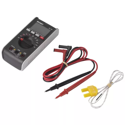 Digitális kézi multiméter CAT III 600 V 4000 digit, Voltcraft VC151