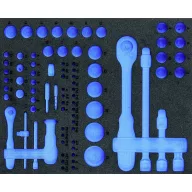   Gedore 2957256 EI-TS CT2-D19-D20 Szerszámtartó betét (H x Sz x Ma) 316 x 390 x 35 mm