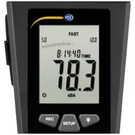   PCE Instruments Zajszintmérő Adatgyűjtő 30 - 80 dB 31.5 Hz - 8 kHz USB