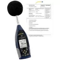   PCE Instruments Zajszintmérő Adatgyűjtő 25 - 136 dB 20 Hz - 12.5 kHz USB