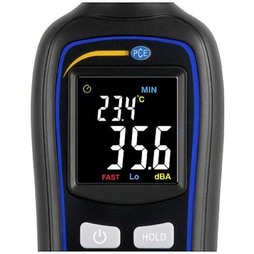 Zajszintmérő 35 - 135 dB 31,5 Hz - 8 kHz, PCE Instruments PCE-MSL 1