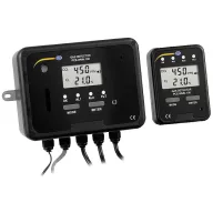  PCE Instruments Széndioxid mérő 0 - 50000 ppm Oxigénmérő készülék, Hőmérsékletmérő funkcióval, Falra szerelhető Kalibráció Gyári standard (tanúsítvány nélkül)